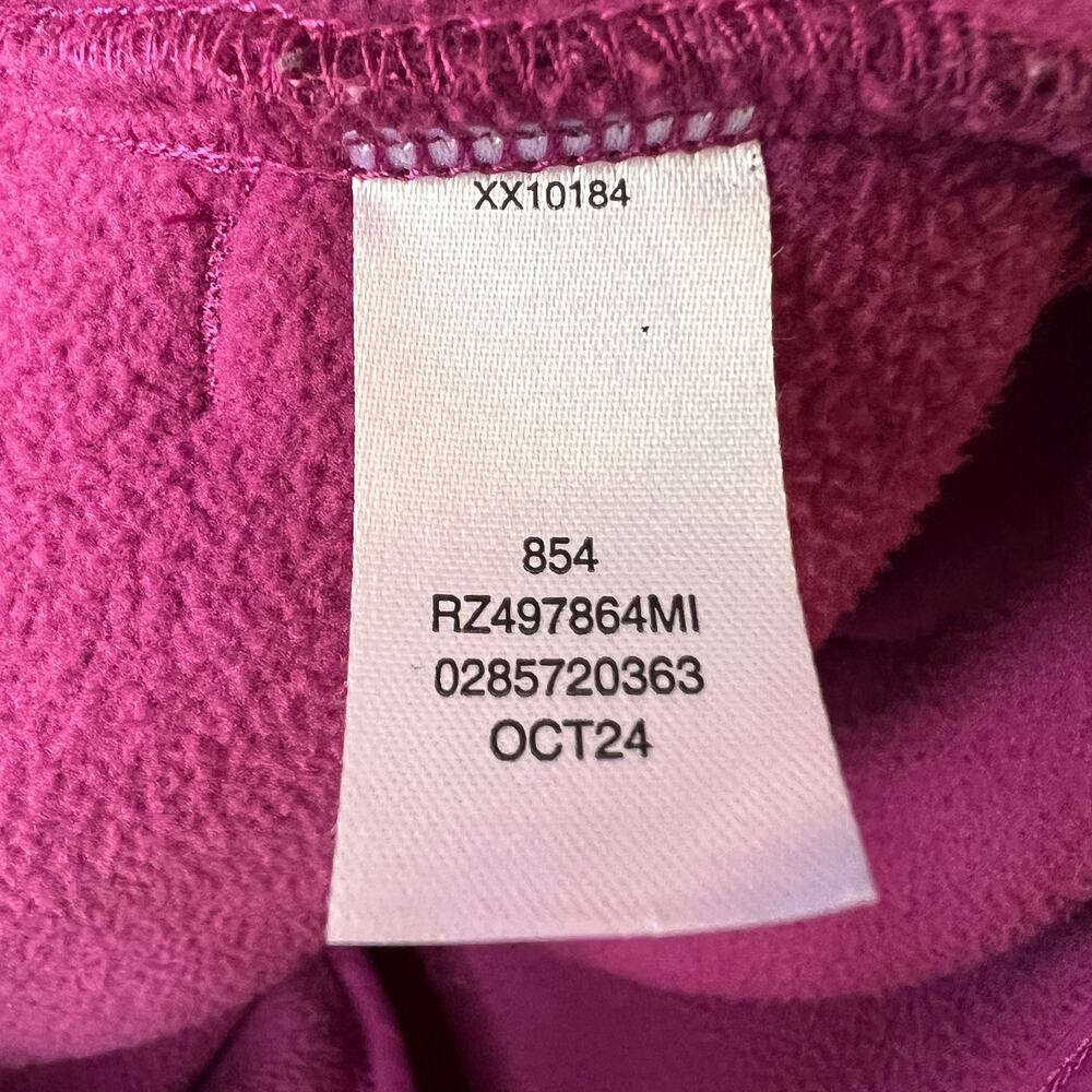 Z by Zella Jacket Womens Size Small Plum Purple Sherpa Snap Button Closure - Picture 13 of 15